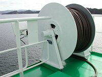 4th deck: Magnetometer winch