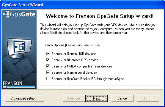 Franson GpsGate, Wizard Mode