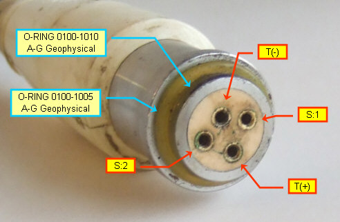 Bolt solenoid adapter cable, gun side connector