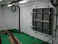 2nd deck, fr. 9, inside net room, hatch seen