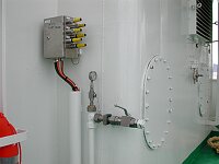 3rd deck: Junction box, SB side, comporessed air outlet