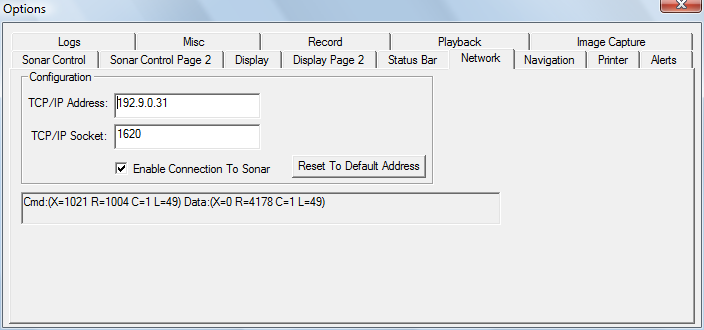 Topside box default IP address