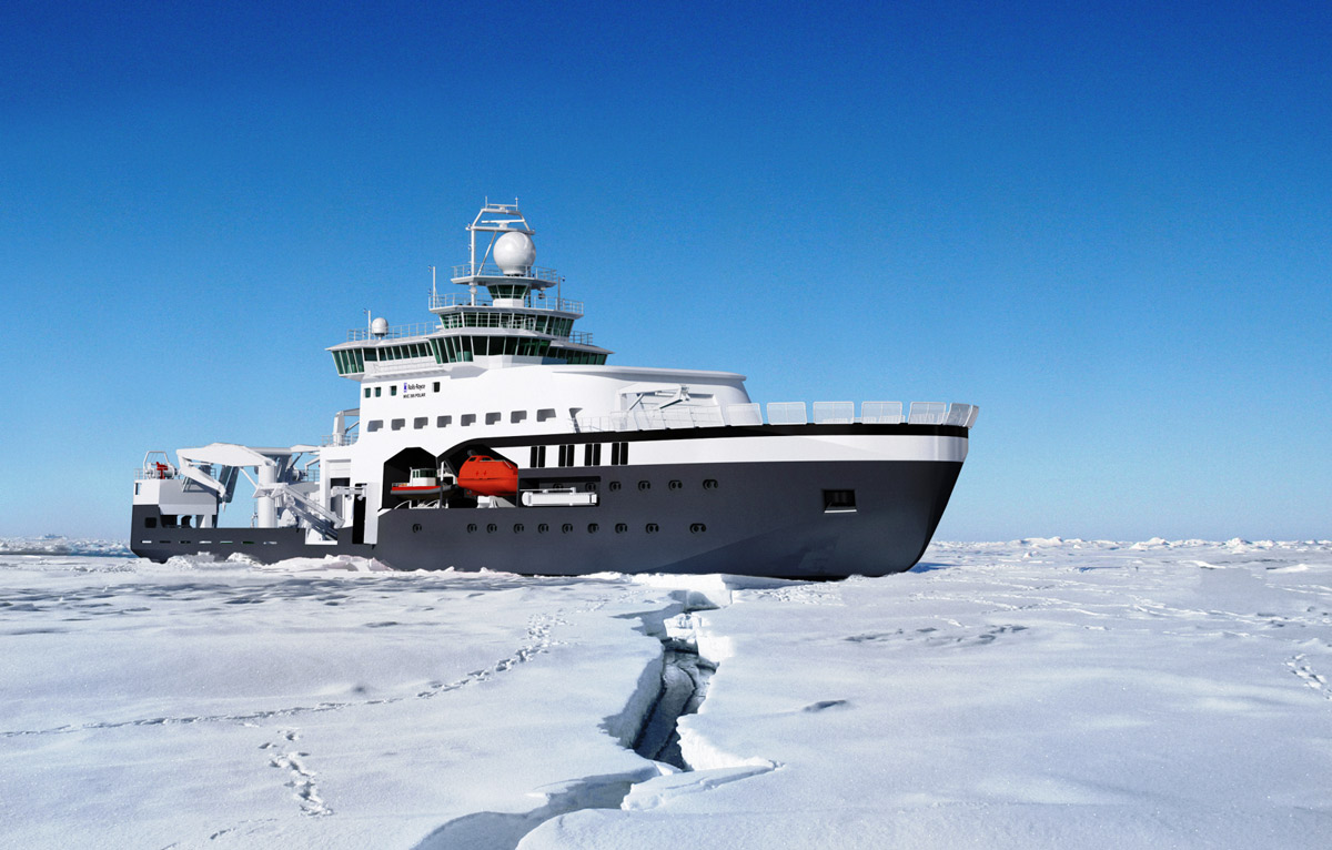 New research vessel for polar operations - RV 'Kronprins Haakon'.